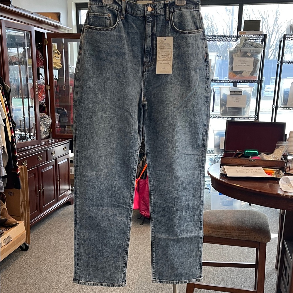 Triarchy Jeans Size 32 Blue Sustainable Stretch Denim Plastic-Free Straight Leg